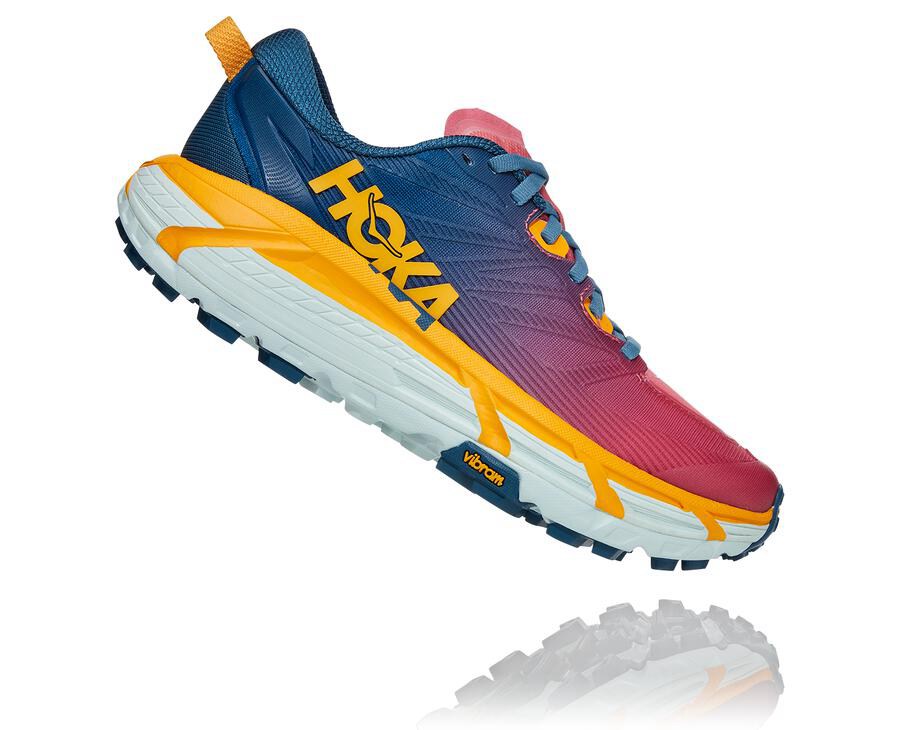 Hoka Australia One One Mafate Speed 3 - Womens Trail Shoes Blue - MPBGW-8693